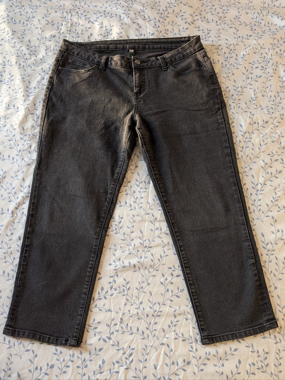 Jennifer Lopez black low rise jeans